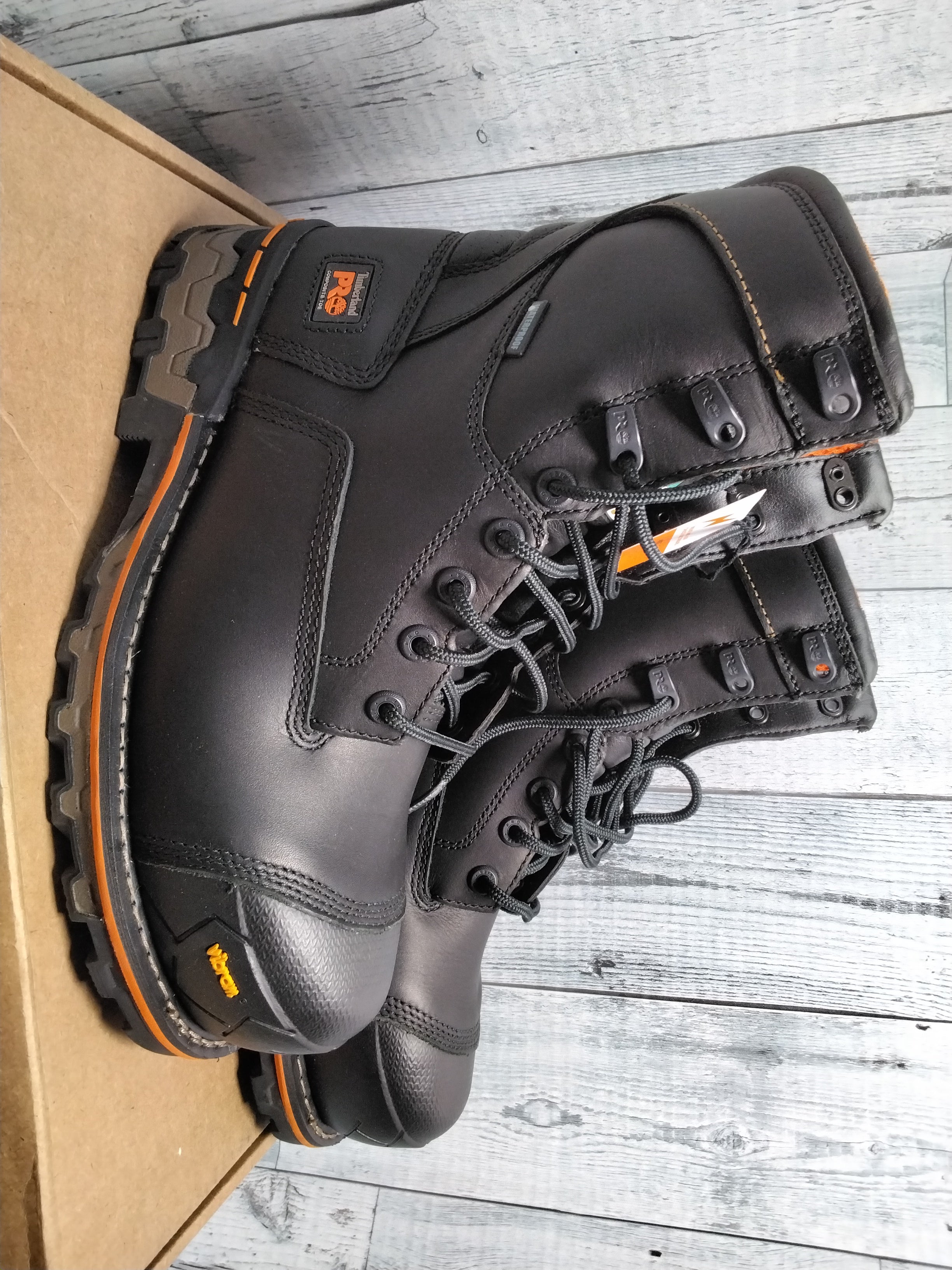 Timberland PRO Men's Boondock 8" Puncture Resistant Waterproof Industrial Boot (7915354128622)